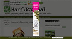Desktop Screenshot of hanfjournal.de